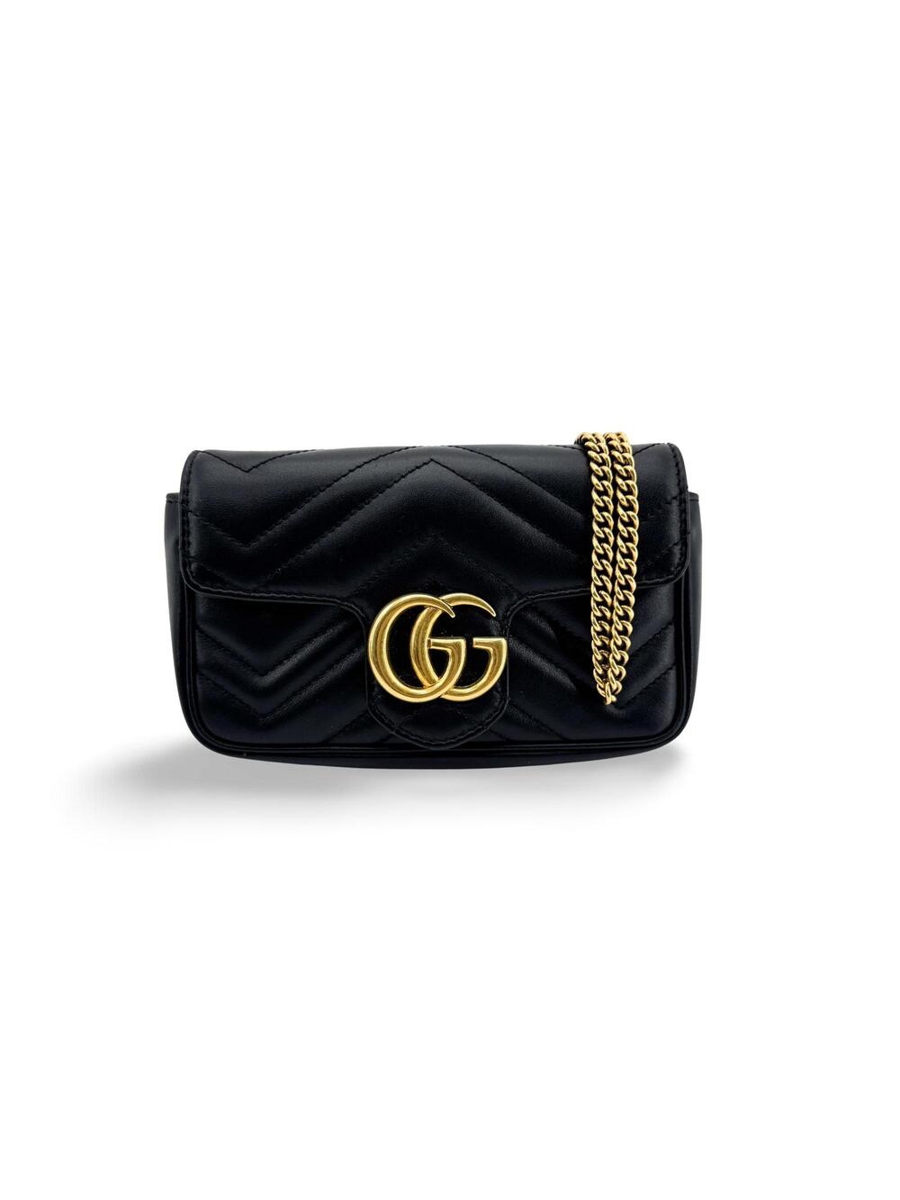 Gucci Gg Marmont Matelassé Super Mini #365033G58B